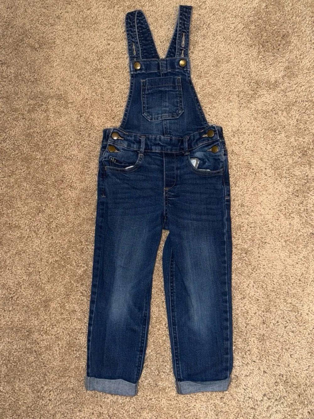 Old Navy Blue Denim Jeans with Tan Stitching